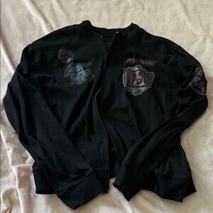Star Wars Dark Side Black Varsity Jacket